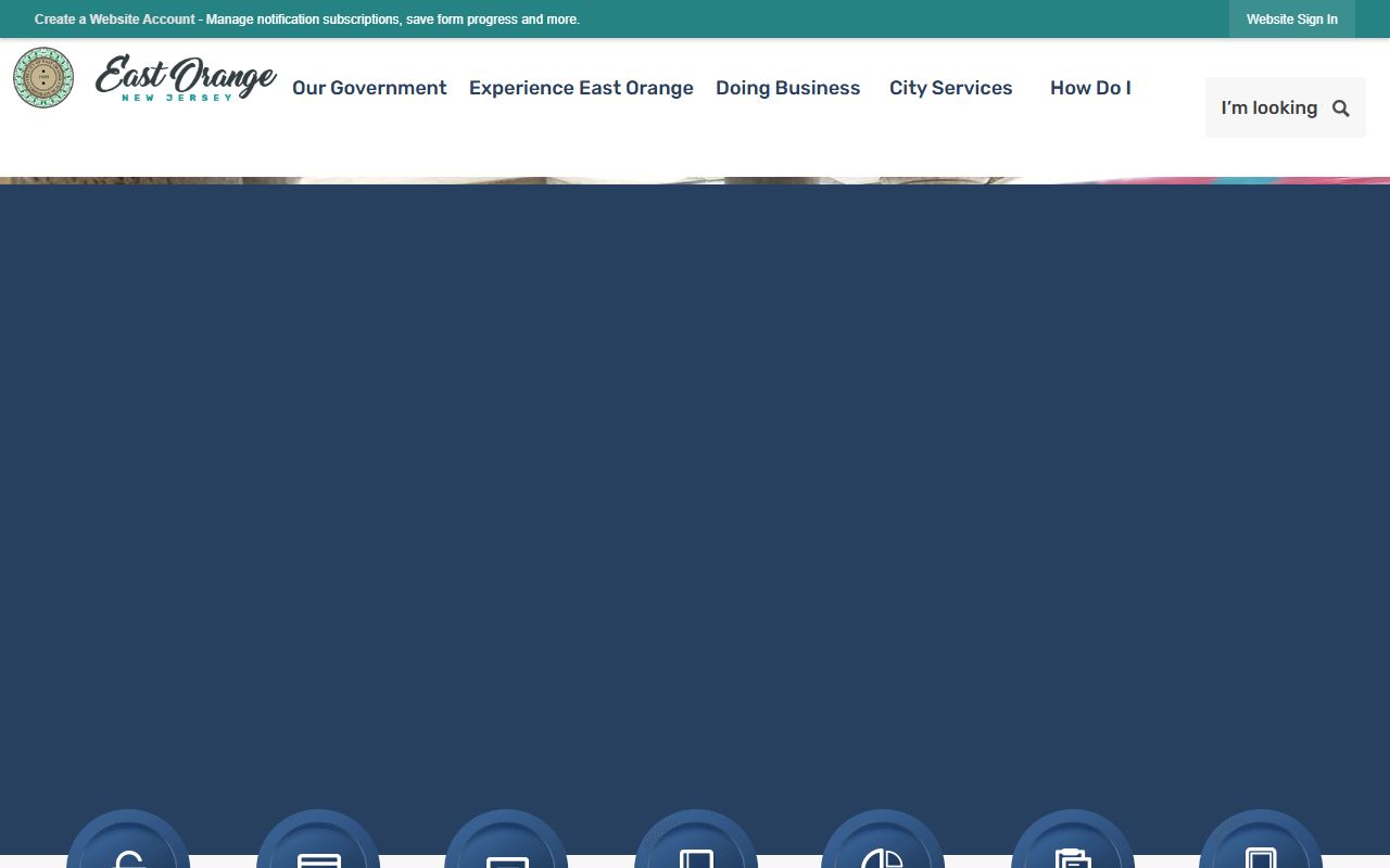 City of East Orange official website for local government services